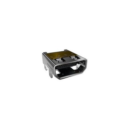 Fci Telecom And Datacom Connector, 19 Contact(S), Female, Right Angle, Surface Mount Terminal, Locking,  10118242-001RLF